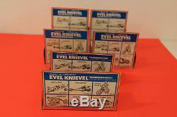 70s Evel Knievel Diecast Full Set! Ideal Toy Stunt Cycle Motorcycle Daredevil