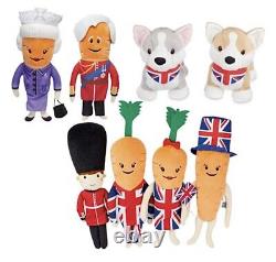 Aldi Kevin the carrot Queen jubilee 2022 FULL SET ALL 8 TOYS new with tags
