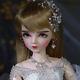 Assembled Full Set 1/3 Bjd Doll 60cm Girl Toy With Removable Eyes Wedding Dress
