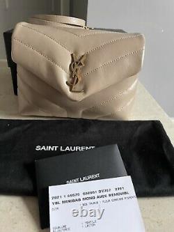 Authentic Saint Laurent Toy Lou Lou In Dark Bwige Full Set