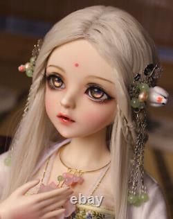 BJD Doll 1/3 60cm BJD Dolls + Full Set Clothes Wig Shoes Eyes Make Up Outfit Toy