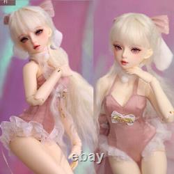 BJD Doll 1/4 Girl Women Full Set Eyes Wig Clothes Makeup Hair Clothes Toys GIFT