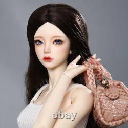 BJD Doll 1/4 SD Women Girl Female Resin Eyes Face Makeup Gift DIY Toy Full Set