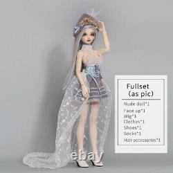 BJD Doll Girl Fairyland Princess 1/4 Ball Joint Freestyle Face Up Full Set Toy