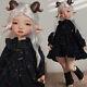 Bjd Full Set Movable Doll 1/6 Fantasy Head With Horn Free Faceup Girls Gift Toys