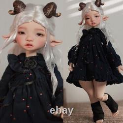 BJD Full Set Movable Doll 1/6 Fantasy Head with Horn Free Faceup Girls Gift Toys