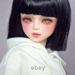 BJD Toy 22 inch Fashion Doll and Doll's Clothes Dress Shoes Black Wigs Full Set