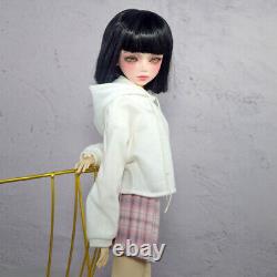 BJD Toy 22 inch Fashion Doll and Doll's Clothes Dress Shoes Black Wigs Full Set