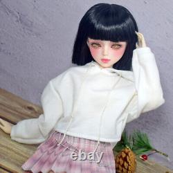 BJD Toy 22 inch Fashion Doll and Doll's Clothes Dress Shoes Black Wigs Full Set