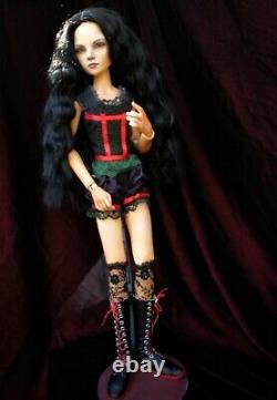 BJD doll 1/3 Raven full set OOAK by Luba Briginets