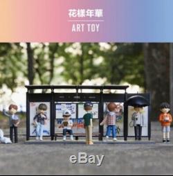 BTS ART TOY FIGURINE Full Set 7 Members 7P Photo Cards 7P Stickers Sealed