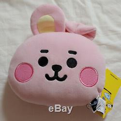 BTS BT21 COOKY Official Full set BABY FACE Cushion toy slippers keyring cup