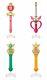 Bandai Sailor Moon Stick & Rod 2 Set Of 4 Full Complete Kaleidoscope Spiral Toy