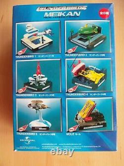 Bandai Thunderbirds Meikan Diorama Series Full Set x6 In Sealed Boxes 2004