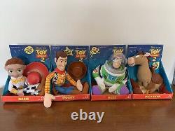 Bnip Toy Story 2 Full Set Plush Toys Woody, Buzz, Jessie & Bullseye