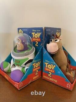 Bnip Toy Story 2 Full Set Plush Toys Woody, Buzz, Jessie & Bullseye