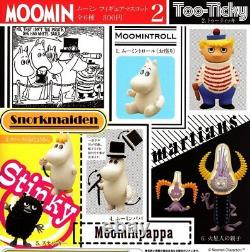 Capsule Moomin Figure Mascot 2 All 6 types set Full Comp Gacha Toy
