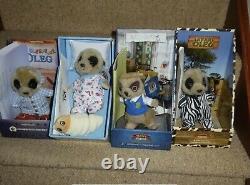 Complete Full Set Of 19 Compare The Market Meerkat toys Inc Sleepy Oleg