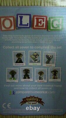 Complete original Collection full set Compare the Meerkat toys + Oleg & safari