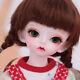 Cute Bunny Girl 1/6 Bjd Doll Ball Joint Doll Resin Eyes Full Set Toy Xmas Gifts