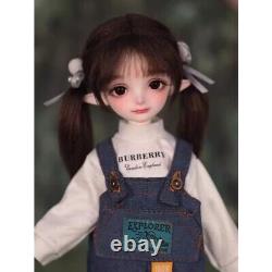 Cute Girl Full Set 1/6 BJD Doll SD Resin Joint Eyes Face Makeup Clothes Doll Toy