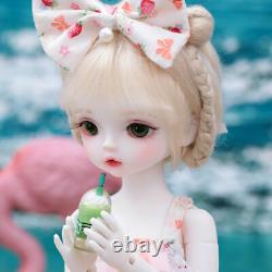 Cute Toy Girl BJD SD Doll 1/6 Ball Jointed Eyes Face Makeup Wig Clothes FULL SET