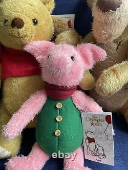 Disney Store Live Action Christopher Robin Plush Toys Full Set, Mint Condition