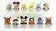 Disney Vinylmation 3'' Store 25th Anniversary Full Set With Chaser Figures Toys