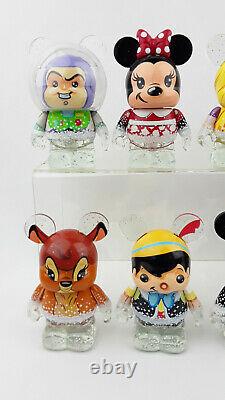 Disney Vinylmation 3'' Store 25th Anniversary Full Set with Chaser Figures Toys