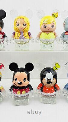 Disney Vinylmation 3'' Store 25th Anniversary Full Set with Chaser Figures Toys