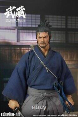 ELEVEN Miyamoto Musashi 1/6 Action Figure Full Set withDouble Head Collection Toys