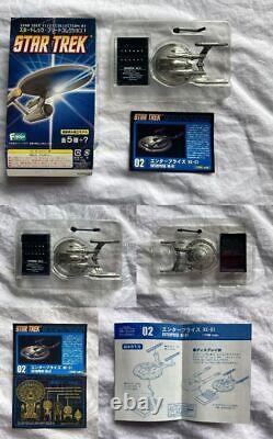 F-toys, STAR TREK FLEET COLLECTION, All 6 Figures Full Set +Limited Figure