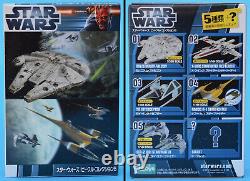 F-toys Star Wars Vehicle Collection 5 FULL SET of 6 Trading Kit MIB