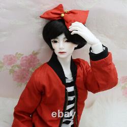 FULL SET 1/3 BJD Doll Boy Male Resin Body Eyes Makeup Wigs Clothes Shoe GIFT Toy