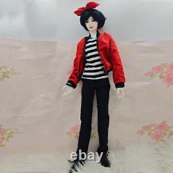 FULL SET 1/3 BJD Doll Boy Male Resin Body Eyes Makeup Wigs Clothes Shoe GIFT Toy