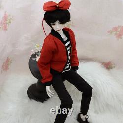 FULL SET 1/3 BJD Doll Boy Male Resin Body Eyes Makeup Wigs Clothes Shoe GIFT Toy