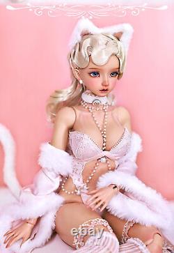 FULL SET 1/3 BJD Doll Catwoman Female Resin Eyes Hair Clothes Face Up Girls Toys