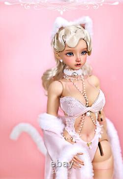 FULL SET 1/3 BJD Doll Catwoman Female Resin Eyes Hair Clothes Face Up Girls Toys