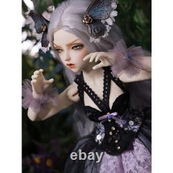 FULL SET 1/4 BJD Doll Fairy Girl Resin Ball Jointed Eyes Makeup Hair Clothes Toy