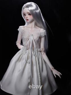 FULL SET 1/4 BJD Doll SD Resin Ballet Dancing Girl Eyes+Wig+Dress+Shoes Toy Gift