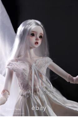 FULL SET 1/4 BJD Doll SD Resin Ballet Dancing Girl Eyes+Wig+Dress+Shoes Toy Gift