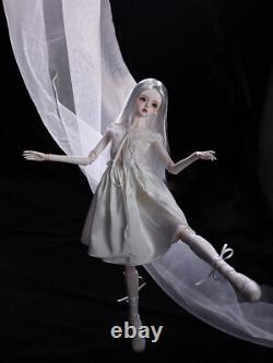 FULL SET 1/4 BJD Doll SD Resin Ballet Dancing Girl Eyes+Wig+Dress+Shoes Toy Gift