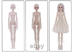 FULL SET 1/4 BJD Doll SD Resin Ballet Dancing Girl Eyes+Wig+Dress+Shoes Toy Gift