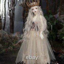 FULL SET 1/4 BJD Doll Vampire Ball Jointed Girl Face Makeup Eyes Wig Outfits Toy