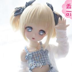 FULL SET 1/4 BJD SD Dolls Cute Girl Ball Joint Cartoon Eyes Face Makeup Toy Gift