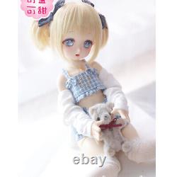 FULL SET 1/4 BJD SD Dolls Cute Girl Ball Joint Cartoon Eyes Face Makeup Toy Gift