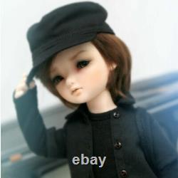 FULL SET 1/6 BJD Doll SD Neutral Boy Eyes + Face Makeup + Clothes + Wig Toy GIFT