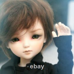 FULL SET 1/6 BJD Doll SD Neutral Boy Eyes + Face Makeup + Clothes + Wig Toy GIFT