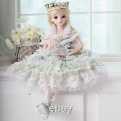 FULL SET 60cm BJD Dolls Reborn Girls Beauty Makeup For Kids Birthday Gifts Toys