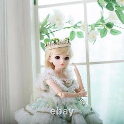 FULL SET 60cm BJD Dolls Reborn Girls Beauty Makeup For Kids Birthday Gifts Toys